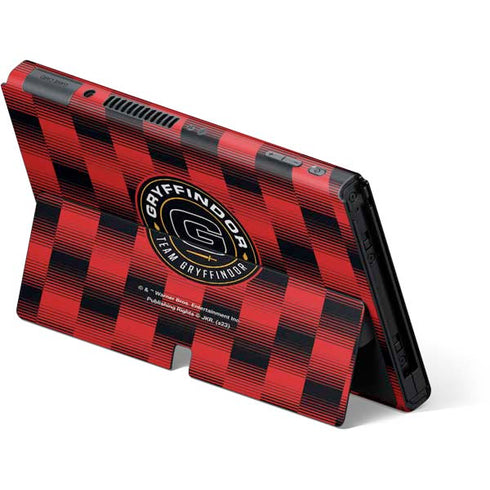 Wizarding Worlds Harry Potter Team Gryffindor Nintendo Switch OLED (2021) Skin